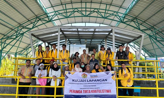 Kuliah Lapangan Prodi Rekayasa Infrastruktur dan Lingkungan ke Perumda Tirta Khatulistiwa