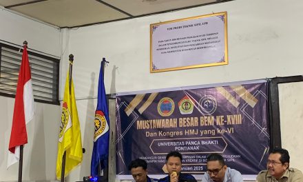 Musyawarah Besar BEM Fakultas Teknik ke-XVIII dan Kongres HMJ ke-VI Fakultas Teknik Universitas Panca Bhakti Pontianak