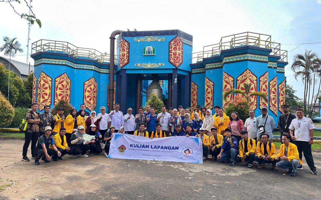 Mahasiswa Teknik Universitas Panca Bhakti dan UNIMAS Ikuti Kuliah Lapangan di Perumda Tirta Khatulistiwa