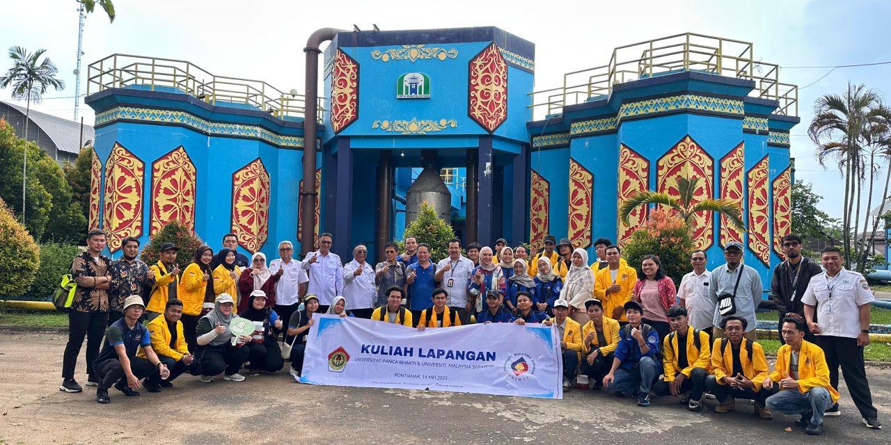 Mahasiswa Teknik Universitas Panca Bhakti dan UNIMAS Ikuti Kuliah Lapangan di Perumda Tirta Khatulistiwa