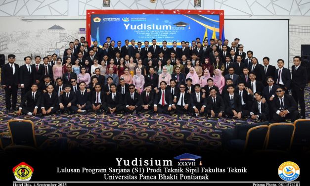 Fakultas Teknik Gelar Yudisium ke-XXXVIII: 109 Lulusan Teknik Sipil Resmi Sandang Gelar Sarjana Teknik