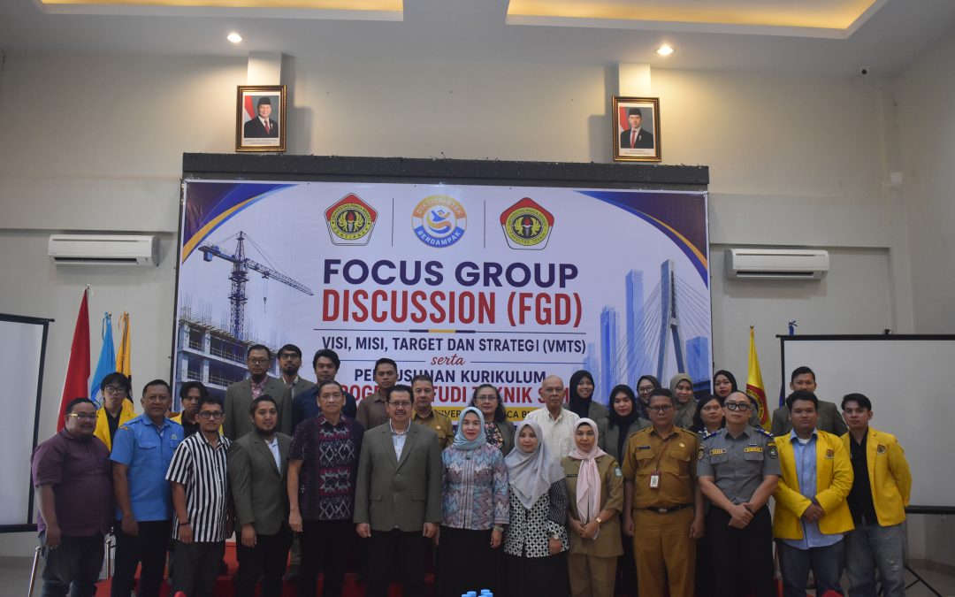 Program Studi Teknik Sipil Fakultas Teknik Universitas Panca Bhakti Gelar FGD Penyusunan VMTS Libatkan Akademisi, Alumni, dan Stakeholder